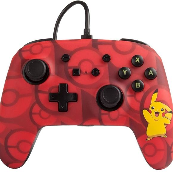 2 Pokemon Enhanced Wired Controller For Nintendo Switch - Pikachu (Nintendo Swit - Picture 2 of 12
